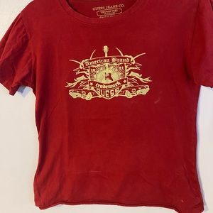 Guess vintage tee in a small to extra small cute cropped and very soft